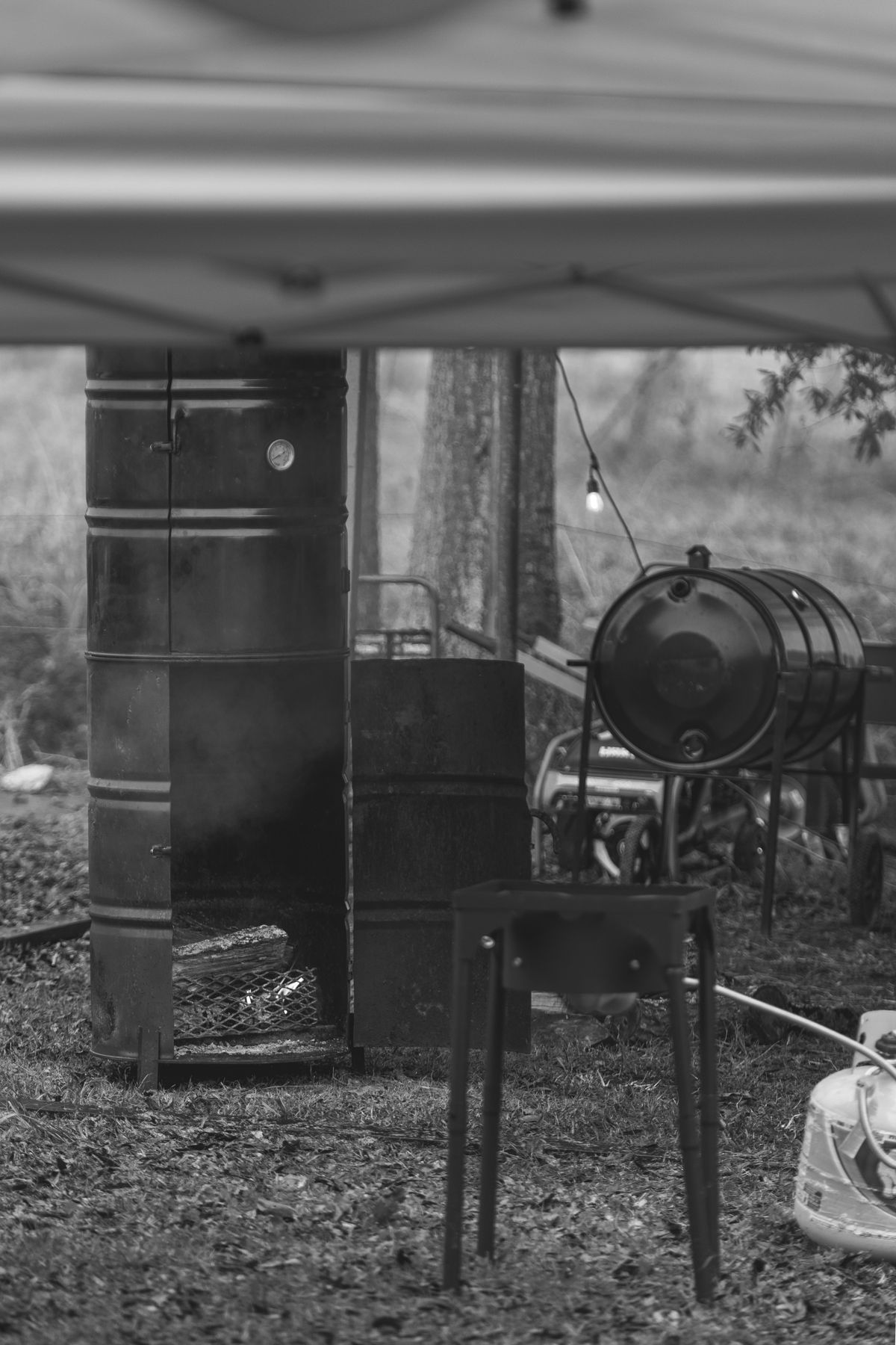 The smoker at the Boagni boucherie