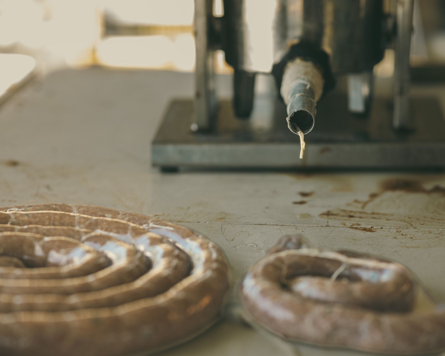 Boudin from the machine